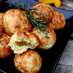 Cheddar-Thyme Gougères