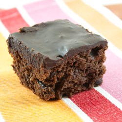 Dark Chocolate Orange Snack Cake