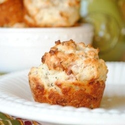 Parmesan Muffins with Prosciutto