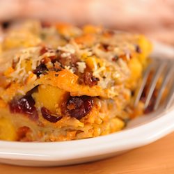 Roasted Pumpkin & Garlic Lasagna
