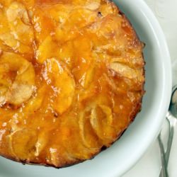 Apple Cake with Apricot Jam