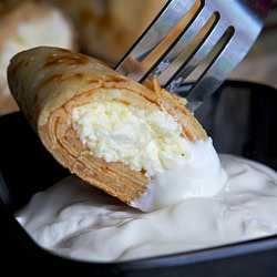 Crepes with Fresh Cheese