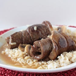 Stuffed Round Steak and Gravy