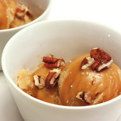 Apple Ice Cream with Caramel