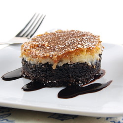 Black and White Gooey Butter Cake