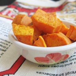 Roasted Spicy Sweet Potatoes