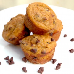 Pumpkin Chocolate Chip Mini Muffins