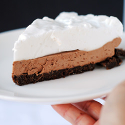 Chocolate Mousse Marshmallow Pie