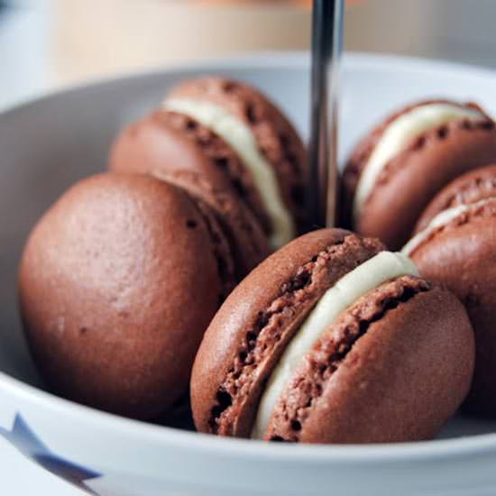 Chocolate Macarons
