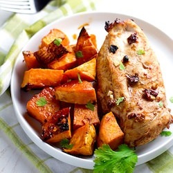 Chipotle Chicken with Sweet Potato