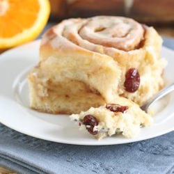 Cranberry Orange Cinnamon Rolls