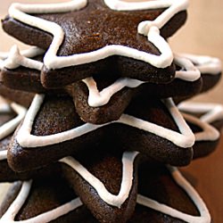 Iced Gingerbread Cookies