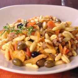 Cavatelli, Sausage and Chanterelle