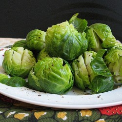 Steamed Brussel Sprouts