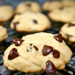 Thick & Chewy Choc Chip Cookies