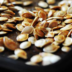 Oven Roasted Pumpkin Seeds