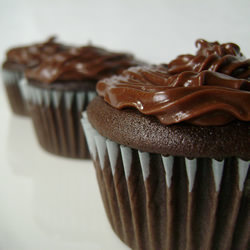 Chocolate Cupcakes with Filling