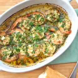 Lemon, Lime, And Garlic Shrimps