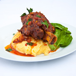 Tomato Braised Lamb Shanks