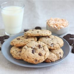 Toasted Coconut Chocolate Cookies