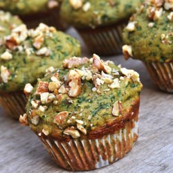 Spinach Banana Muffins