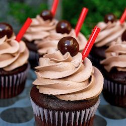 “Chocolate Malt” Cupcakes