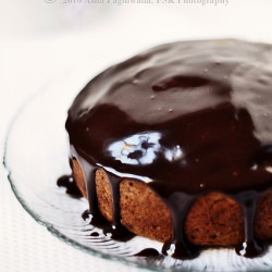 Eggless Banana Chocolate Cake