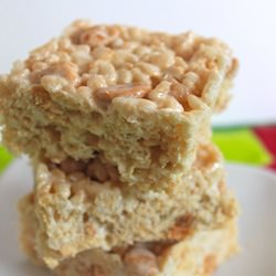 White Chocolate Rice Krispie Treats