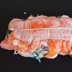 Trout Stuffed with Mushrooms