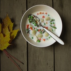 Vegetable Soup with Pumpkin Gnocchi
