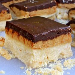 Peanut Butter Chocolate Shortbread