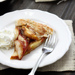 Cinnamon Pear Crostata with Almond