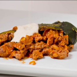 Stuffed Poblano Peppers