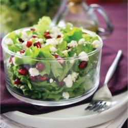 Pom Feta Salad w Rasp. Vinaigrette