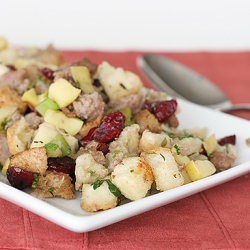 Sausage, Apple & Cranberry Dressing