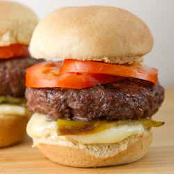 Top Sirloin Sliders w/ Green Chiles