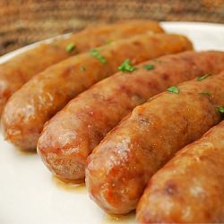 Cider Glazed Bratwurst