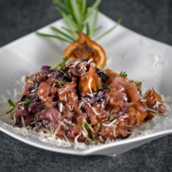 Fig and Radicchio Risotto