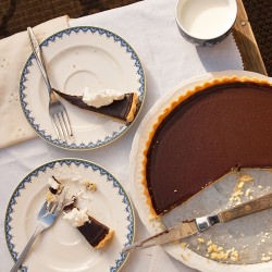 No Bake Chocolate Tart