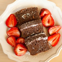 Wattleseed and Chocolate Cake