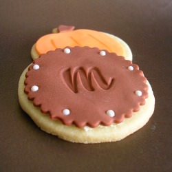Monogram Wedding Cookies