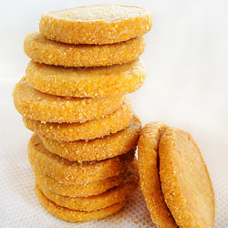 Citrus Cornmeal Shortbread