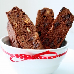 Triple Chocolate Biscotti