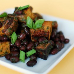 Lime Cilantro Sweet Potatoes