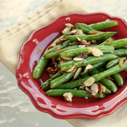 Green Beans with Almonds and Bacon
