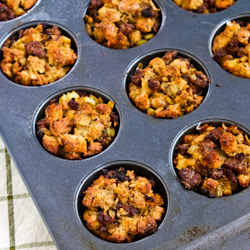 Whole Wheat Stuffing Muffins