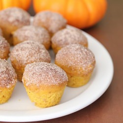 Sugar Pumpkin Donut Muffins