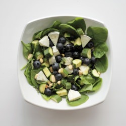 Blueberries, Goat Cheese, Spinach