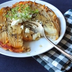 Chicory Tarte Tatin with Feta