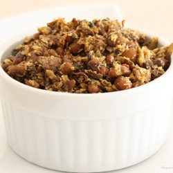 Banana Flower & Red Gram Stir fried